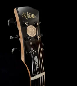 The Convict 006 LH left-handed acoustic guitar detail
