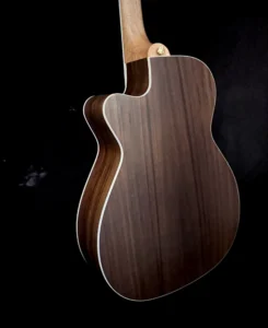 Rosewood Cutaway acoustic guitar detail