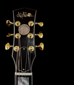 Rosewood Cutaway acoustic guitar detail